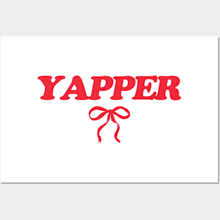 Yapper Y2k Tee, Y2K Slogan Shirt, Coquette Aesthetic Posters and Art